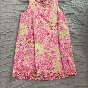Lilly Pulitzer Pink and Green Patterned Dress